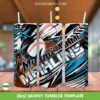 Miami Marlins 20oz Skinny Tumbler PNG, MLB Logo Miami Marlins Tumbler Wrap PNG, Baseball Team Tumbler Sublimation