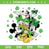 Mickey Mouse And Friends St Patricks Day SVG PNG, Disney Friends St Patricks Day SVG, Happy Friends St Patricks Day DXF EPS SVG PNG