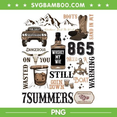 Morgan Wallen 7 Summers PNG, Wallen Dangerous On You PNG, Morgan Wallen Country Music PNG