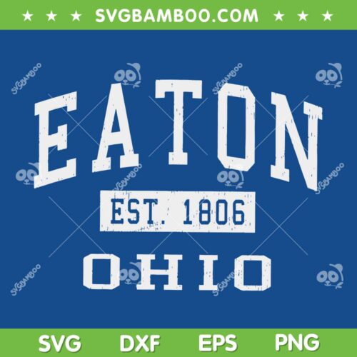 Motors Eaton Ohio SVG PNG, Eaton SVG, Eaton Oh DXF SVG PNG EPS