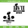 NFL SuperBowl 57 SVG PNG, SuperBowl 57 Football SVG, NFL Football DXF EPS SVG PNG
