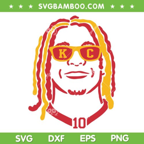 Pacheco Chiefs SVG PNG, Kansas City Chiefs Pacheco SVG, Kansas City 10 DXF EPS SVG PNG