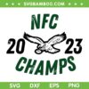 Philadelphia Football SVG PNG, NFC Champs 2023 SVG, NFC Championship DXF EPS SVG PNG