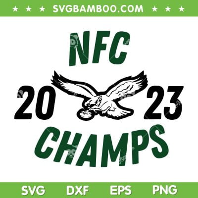 Philadelphia Football SVG PNG, NFC Champs 2023 SVG, NFC Championship DXF EPS SVG PNG Philadelphia Football SVG PNG, NFC Champs 2023 SVG, NFC Championship DXF EPS SVG PNG