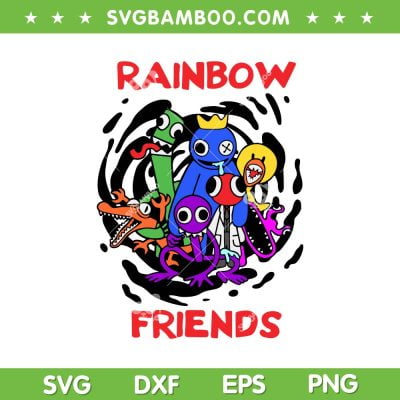 Rainbow Friends logo SVG, Rainbow Friends Roblox All Characters, Rainbow  Friends PNG, Rainbow Friends Roblox