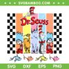 Retro Dr Seuss SVG PNG, Autism Dr Seuss Groovy SVG, The Cat In The Hat DXF SVG PNG EPS