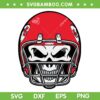 SKull Chiefs Helmet SVG PNG, KC Chiefs Skull Football Helmet SVG, NFL Football DXF EPS SVG PNG SKull Chiefs Helmet SVG PNG, KC Chiefs Skull Football Helmet SVG, NFL Football DXF EPS SVG PNG