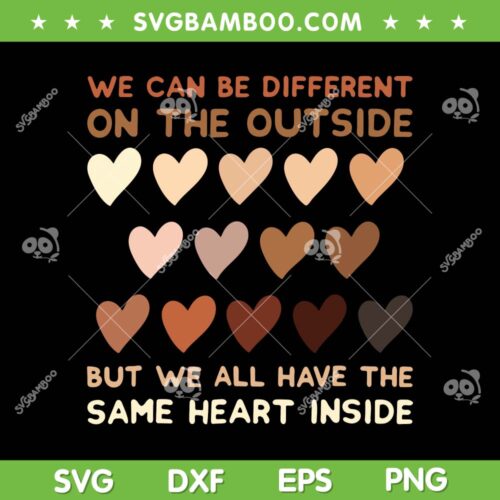 Same Heart Black History Month SVG PNG, African American SVG, Black Woman DXF EPS SVG PNG