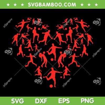 Soccer Heart Love SVG PNG, Soccer Ball SVG, Soccer Game Heart DXF EPS SVG PNG Soccer Heart Love SVG PNG, Soccer Ball SVG, Soccer Game Heart DXF EPS SVG PNG