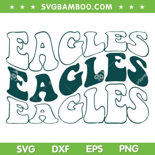 Sports Philadelphia Football SVG PNG, Philadelphia Eagles SVG, NFL Football DXF EPS SVG PNG