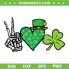 St Patricks Day Peace Love Shamrock SVG PNG, Peace Love Lucky SVG, St Patricks Day DXF SVG PNG EPS St Patricks Day Peace Love Shamrock SVG PNG, Peace Love Lucky SVG, St Patricks Day DXF SVG PNG EPS