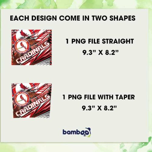 St Louis Cardinals 20oz Skinny Tumbler PNG, MLB St Louis Cardinals Tumbler Wrap PNG, Baseball Sport Tumbler Sublimation