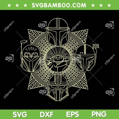 Star Wars The Mandalorian Season 3 SVG PNG, Grogu Mandalore Warriors SVG, Star Wars DXF EPS SVG PNG