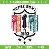 Super Bowl 2023 American Flag SVG PNG, Chiefs Vs Eagles 2023 SVG, NFL Super Bowl DXF EPS SVG PNG