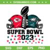 Super Bowl 2023 SVG PNG, Chiefs Vs Eagles SVG, NFL Football Team DXF EPS SVG PNG Super Bowl 2023 SVG PNG, Chiefs Vs Eagles SVG, NFL Football Team DXF EPS SVG PNG