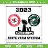 Super Bowl 2023 SVG PNG, Kelce Brothers Super Bowl SVG, Kansas City Chiefs DXF EPS SVG PNG