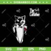 The CatFather SVG PNG, Cat The Grillfather SVG, Funny Cat Dad DXF EPS SVG PNG
