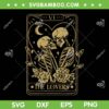 The Lovers Tarot Card SVG PNG, Skeleton Goth Valentines Day SVG, The Lovers DXF EPS SVG PNG The Lovers Tarot Card SVG PNG, Skeleton Goth Valentines Day SVG, The Lovers DXF EPS SVG PNG
