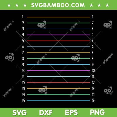 Tie Dye Hair Length Chart SVG PNG, Hair Length Check SVG, Funny Tie Dye DXF SVG PNG EPS