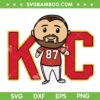 Travis Kelce Chibi SVG, Kelce Kansas City SVG PNG, Chiefs Kelce Bowl DXF EPS SVG PNG