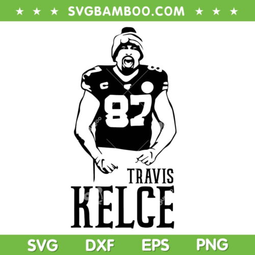 Travis Kelce SVG PNG, Travis Vs Jason Bowl SVG, Kansas City Chiefs DXF EPS SVG PNG