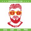 Travis Kelce Sunglasses SVG PNG, Kansas City Chiefs Kelce SVG, Travis Kelce DXF EPS SVG PNG