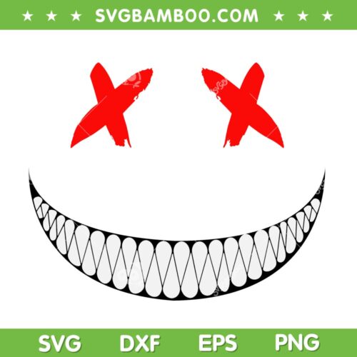 Trippy Anime Evil SVG PNG, Grin Gaming 2023 SVG, Jack Skellington DXF EPS SVG PNG