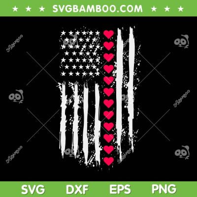 Valentines Day Red Hearts American Flag SVG PNG, American Flag Valentines Day SVG, Flag Heart DXF EPS SVG PNG Valentines Day Red Hearts American Flag SVG PNG, American Flag Valentines Day SVG, Flag Heart DXF EPS SVG PNG
