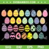 Easter Eggs Colorful SVG Bundle, Cute Easter Eggs SVG Bundle, Easter Day DXF SVG PNG EPS Easter Eggs Colorful SVG Bundle, Cute Easter Eggs SVG Bundle, Easter Day DXF SVG PNG EPS