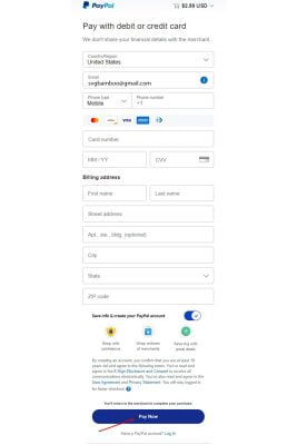 How To Pay with Debit or Credit Card