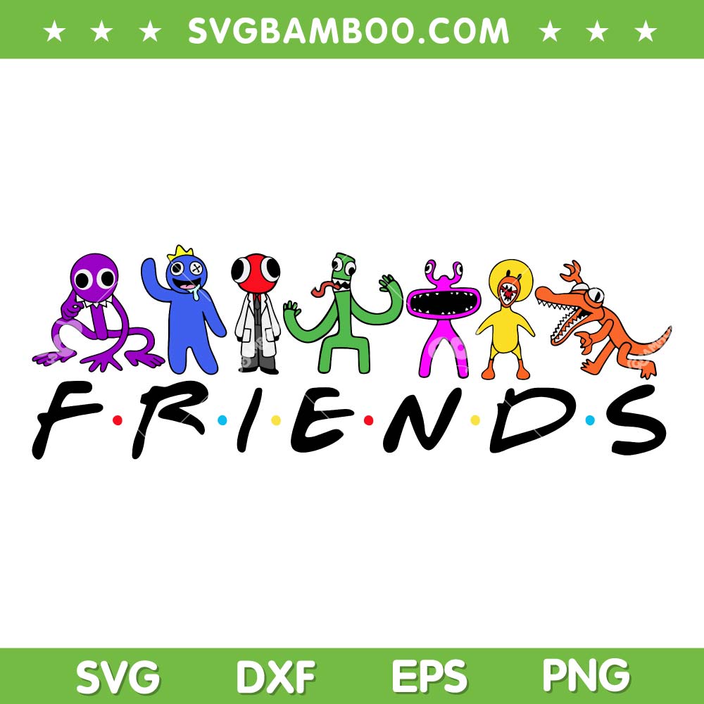 Blue Rainbow Friends PNG Rainbow Friends Logo PNG