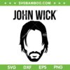 Assassin John Wick SVG PNG, John Wick Face SVG, Action Movie DXF SVG PNG EPS