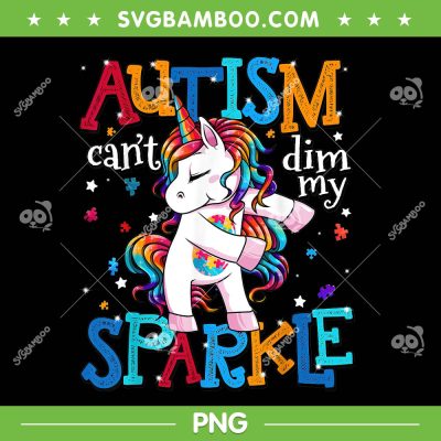 Autism Awareness Unicorn Dancing PNG, Unicorn Autism PNG, Autism Awareness PNG