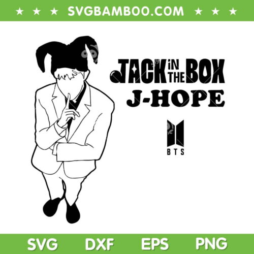 BTS Jhope Jack in the Box SVG, J Hope On The Street SVG, J Cole ft J Hope DXF SVG PNG EPS