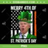 Biden Merry 4th Of St Patricks Day PNG, Joe Biden Leprechaun Hat PNG, Funny Joe Biden PNG