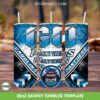 Carolina Panthers Tumbler Wrap PNG, Carolina Panthers Football 20oz Skinny Tumbler PNG, Panthers Logo Tumbler Sublimation