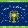 Conch Republic Lobster SVG PNG, Florida Keys West SVG, Keys West Florida DXF SVG PNG EPS