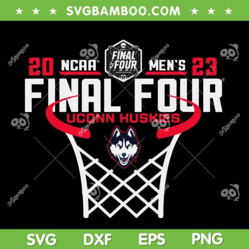 Connecticut Huskies Final Four 2023 SVG, Basketball UConn SVG PNG, NCAA Final Four DXF SVG PNG EPS