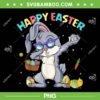Dabbing Rabbit Easter Day PNG, Bunny Egg Easter Day PNG, Happy Easter Egg DXF SVG PNG EPS