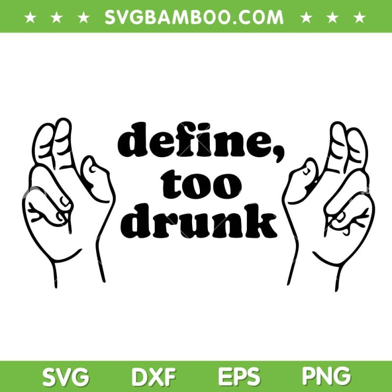 Define Too Drunk SVG PNG