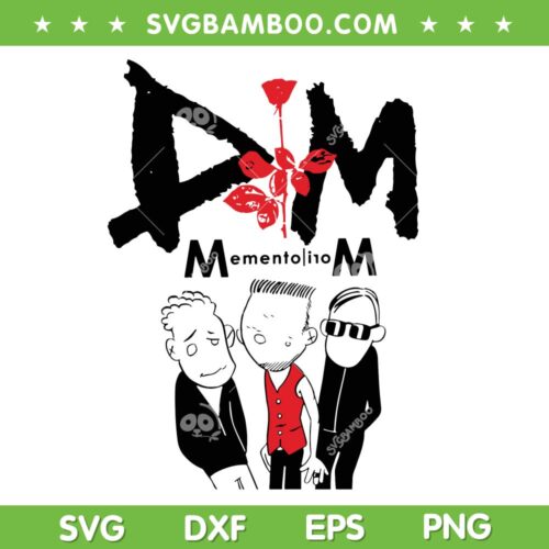 Depeche Mode Band SVG PNG, Memento Mori Tour 2023 SVG, Depeche Mode Memento Mori DXF SVG PNG EPS