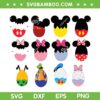 Disney Mickey And Friends Eggs SVG Bundle, Mickey Mouse Happy Easter SVG Bundle, Easter Day 2023 DXF SVG PNG EPS