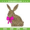 Easter Bunny Leopard Plaid SVG PNG, Buffalo Rabbit Easter SVG, Rabbit Easter Day DXF SVG PNG EPS