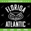 Florida Atlantic University FAU Owls SVG PNG, Florida Atlantic Logo SVG, American Football DXF SVG PNG EPS Florida Atlantic University FAU Owls SVG PNG, Florida Atlantic Logo SVG, American Football DXF SVG PNG EPS