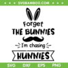 Forget The Bunnies I'm Chasing Hunnies SVG PNG, Bunny Easter Day SVG, Funny Easter Day DXF SVG PNG EPS Forget The Bunnies I'm Chasing Hunnies SVG PNG, Bunny Easter Day SVG, Funny Easter Day DXF SVG PNG EPS