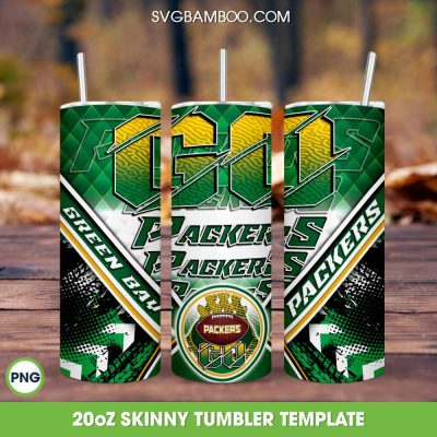 Green Bay Packers Tumbler Wrap PNG, Green Bay Packers Logo 20oz Skinny Tumble PNG, NFL Football Tumbler Sublimation Green Bay Packers Tumbler Wrap PNG, Green Bay Packers Logo 20oz Skinny Tumble PNG, NFL Football Tumbler Sublimation