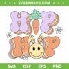 Groovy Easter Day Hip Hop SVG PNG, Bunny Carrot SVG, Bunny Hip Hop DXF SVG PNG EPS