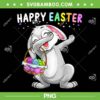 Happy Easter Dabbing Rabbit PNG, Dabbing Easter Bunny PNG, Happy Easter Day PNG