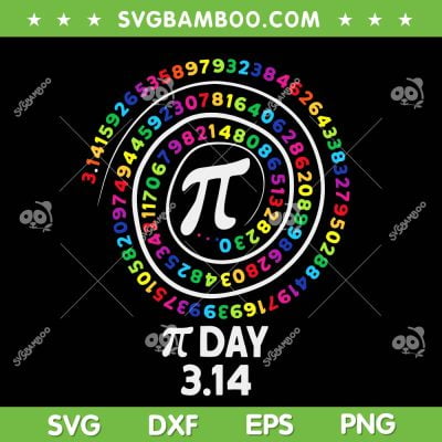 Happy Pi Day 2023 SVG PNG, Spiral Pi Color Numbers SVG, Pi Day 314 DXF SVG PNG EPS Happy Pi Day 2023 SVG PNG, Spiral Pi Color Numbers SVG, Pi Day 314 DXF SVG PNG EPS