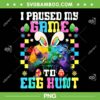 I Paused My Game To Egg Hunt PNG, Easter Gamer Boys PNG, Easter Day Video Game PNG